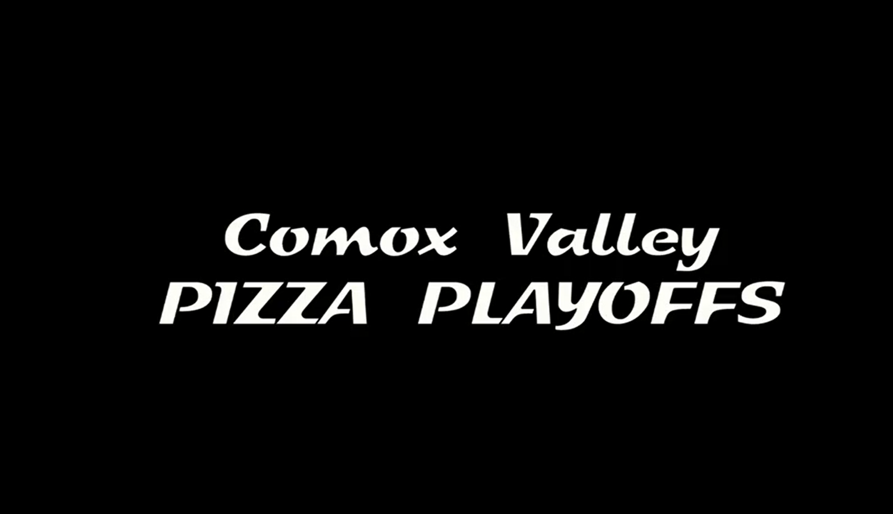 Comox Valley Pizza Playoff Logo